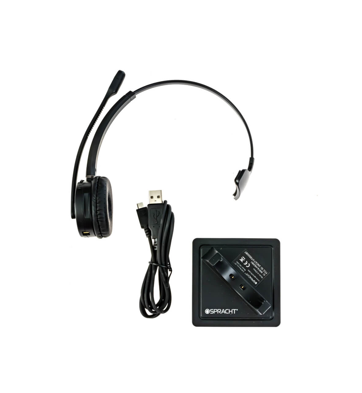 Spracht HS-2060 USB/BT Combo Auriculares inalámbricos Bluetooth con  cancelación de ruido DSP | Auriculares USB con tiempo de conversación de  12/H 